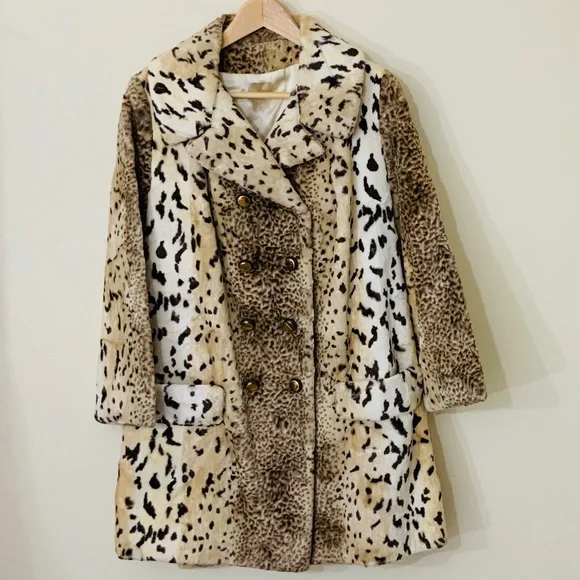 Cheetah Print Jaguar Fur Coat VINTAGE Jaguar/Leopard/Cheetah Print